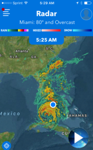 radar hurricane irma over florida